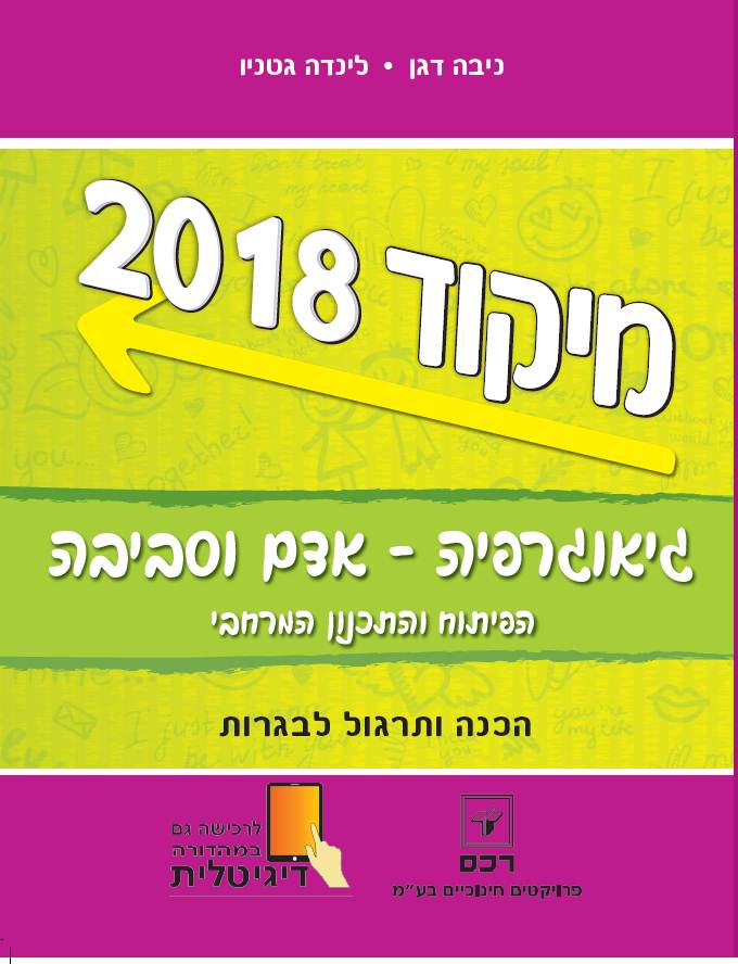 מיקוד קיץ 2018-גיאוגרפיה - הפיתוח והתכנון המרחבי